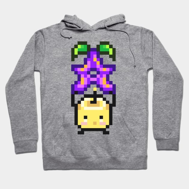 Yellow Junimo with Stardrop Hoodie by TASCHE